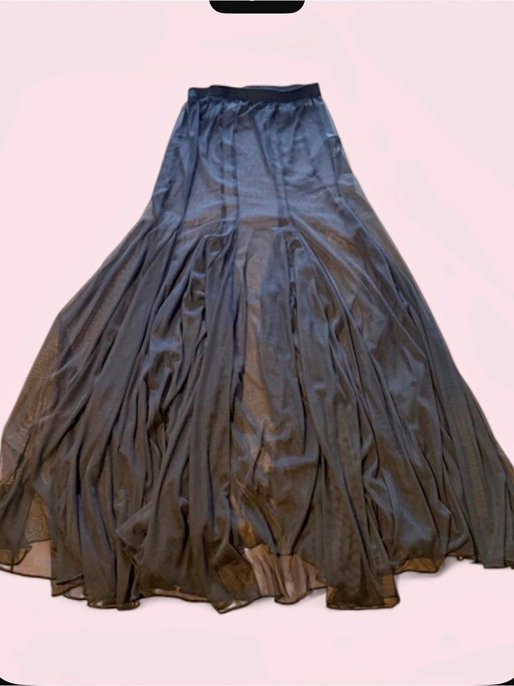 Widow Witchy dollskill Maxi Skirt in Black Size Small Like New